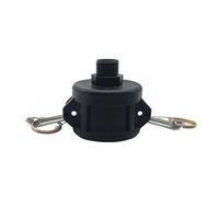 Outer Female Head, Tank Drain Adapter, 2" to 3/4" Hose Conversion Adapter, Water Hose Adapter, IBC Tote Fittings, Cam Lock with Garden Hose Fittings, for Garden Hose Water Storage Tank Drain Faucet