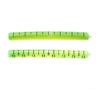 Outer Glass Level Bubble Tube High Accuracy 180 Degree Precision Instrument for Surveying Tools Type A 71x7mm(Type B)