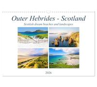 Outer Hebrides - Scotland Scottish dream beaches and landscapes (Wall Calendar 2026 DIN A3 landscape), CALVENDO 12 Month Wall Calendar: Photo tour around the Outer Hebrides in western Scotland