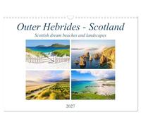 Outer Hebrides - Scotland Scottish dream beaches and landscapes (Wall Calendar 2027 DIN A3 landscape), CALVENDO 12 Month Wall Calendar: Photo tour around the Outer Hebrides in western Scotland