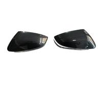 Outer Mirror Glass For Toyota Crown 2023-2025 Car Rearview Side Mirror Cover Wing Cap ABS Chrome/Carbon Repair(Carbon Look)