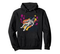 Outer Oasis Astronaut Retro Space Adventure Pullover Hoodie