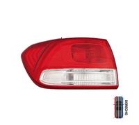 Outer Rear Tail Light w/o bulb holder White Red - Right - Kia