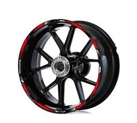 Outer Rim Sticker for CBR1000RR CBR600RR Cbr400rr Reflective Motorcycle Wheel Sticker 17 Inch Rim Decal Stripe Tape Waterproof Motorcycle Hub Decals