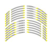 Outer Rim Sticker for for ER-6F Motorcycle Front and Rear Wheels Edge Outer Rim Sticker Reflective Stripe Wheel Decals Motorcycle Hub Decals