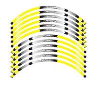 Outer Rim Sticker for H&ornet CB400 CB599 CB600 CB750 CB900 CB919 CB1000R Motorcycle Wheel Rim Stickers 17 Inch Wheel Motorcycle Hub Decals