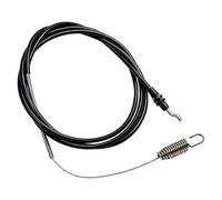 Outer Sheath Front Wheel Drive Cable 210cm Traction Control Replacement with Spring Hook End & Bent Metal Terminal for Service