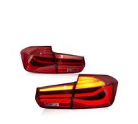 Outer Side Rear Tail Light For BMW F30 F35 3 Series For M3 320i 328i 328d 2013-2018 4PCS LED Tail Light Assembly Rear Brake Taillight Lamp Car Accessories(4PCS Red)