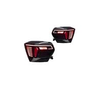 Outer Side Rear Tail Light For VW For Polo LED Taillights 2019-2023 Tail Lamp Car Styling DRL Signal Projector Lens Auto Accessories Rear Taillight Rear Tail Light(Black)