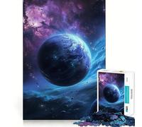 Outer Space 1000 Piece Jigsaw Puzzles for Teenagers Jigsaw Smart Game Warm Time Image Assembly Lovely Gift (50x75cm)