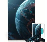 Outer Space 1000 Piece Jigsaw Puzzles for Teenagers Jigsaw Smart Game Warm Time Image Assembly Lovely Gift (50x75cm)