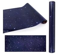 Outer Space Bulletin Board Roll Reusable Waterproof Bulletin Board Poster Non-Woven Fabric Bulletin Board Roll Background for Classroom Decorations Home Wall Decor 15.7" x12ft