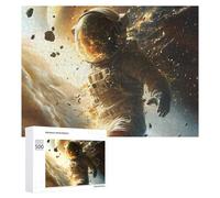 Outer-Space Cool Astronaut Puzzle for Adults Challenging Jigsaw Puzzles for Women Men