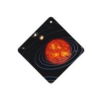 Outer Space Galaxy Solar System Printing 10 Pieces Air Freshener Car Hanging Cards Air Freshener Sheets With Rope For Cars Home