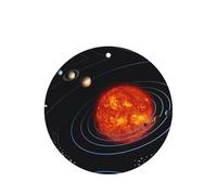 Outer Space Galaxy Solar System Printing 10 Pieces Air Freshener Car Hanging Cards Air Freshener Sheets With Rope For Cars Home