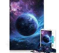 Outer Space Jigsaw Puzzle for Teenagers 1000 Pieces Memory Boost Indoor Play Image Assembly (38x26cm)