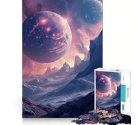 Outer Space Jigsaw Puzzles for Adults 1000 Pieces Brain Workout Toy Relaxing Fun Art Assembly (38x26cm)
