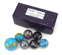 Outer Space | Mini Box of Marbles for Kids | Cracker Filler | Party Bag Gift