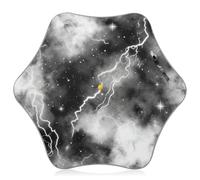 Outer Space Nebula Grey Umbrella for Kids Girls Travel Uv Sun Umbrella Upf 50+ Child Bubble Rain Umbrellas for Boy Long Stick