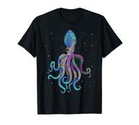 Outer Space Octopus Psychedelic Kraken Cosmic Universe T-Shirt