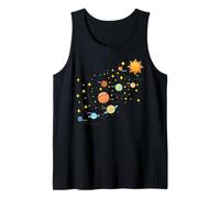 Outer Space Planets Solar Science System Astronomy Tank Top