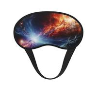 Outer Space Stars Sleep Mask for Side Sleeper Soft Breathable Sleeping Eye Mask Blackout Silk Eye Sleep Shade Cover with Elastic Strap Night Blindfold for Women Men Travel Nap