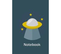 Outer Space UFO Notebook | Alien Cover | Lined Pages for Writing & Journaling: Notebook for Writing, Journaling, School or Office - Outer Space Theme ... | 6x9 in , Alien & Spaceship Cover Design