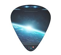 Outer Space Views Guitar Pick 12 Picks Fashion Durable Bass Plectrums In A Box For Ukulele Electric Guitar Bass