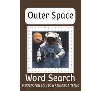 Outer Space Word Search: Word Searches with Easy to Read Print | Planets, Moons, Galaxies, Telescopes, Spacecraft, etc. | 6x9 inches | 55 Puzzles | 12 Words Each | Educational