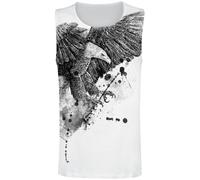 Outer Vision Eagle Attack Tank top white 4XL
