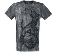 Outer Vision Viking Warrior T-Shirt grey 3XL