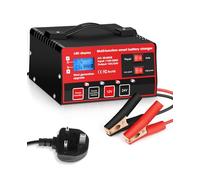 Outerman Car Battery Charger,12AMP-12V/24V-8.5AMP Battery Charging for Lead Acid(AGM/Gel/SLA/EFB),Smart Automatic Battery Chargers with LCD Scree,Trickle Battery Charger Maintainer for Car Motorcycle