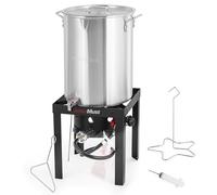 OuterMust Propane Turkey Fryer Set Turkey Fryer Pot with Burner, Outdoor Cooking Pot Ideal for Cooking Crawfish, Turkey, and Crab
