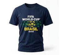 Outerstuff Men’s T-Shirt - World Cup Football 2026 Fan T-Shirt, Officially Licensed Black