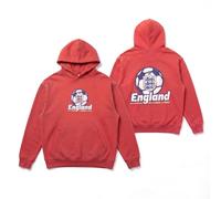 Outerstuff Men's England Football Three Lions Hoodie, Red, Size M