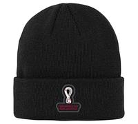 Outerstuff Men's FIFA World Cup Event Cuffed Knit Hat Cold Weather, Black, One Size