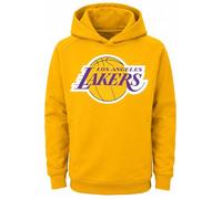 Outerstuff NBA Youth Team Color Performance Primary Logo Hoodie, Los Angeles Lakers Yellow, Medium 10/12 US
