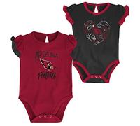 Outerstuff NFL Girls Infant 2pcs Bodysuit-Set Arizona Cardinals - 18M