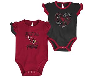 Outerstuff NFL Girls Infant 2pcs Bodysuit-Set Arizona Cardinals - 18M