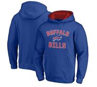 Outerstuff NFL Kids Youth 4-20 Officially Licensed City Wide Team Logo Pullover Hoodie Sweatshirt, Buffalo Bills - Blue, 8