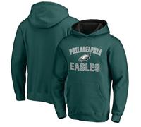 Outerstuff NFL Kids Youth 4-20 Officially Licensed City Wide Team Logo Pullover Hoodie Sweatshirt, Philadelphia Eagles - Green, 10-12