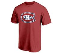 Outerstuff NHL Kids Youth 8-20 Official Team Color Polyester Performance Primary Logo Short Sleeve T-Shirt, Montreal Canadiens Red, 14-16