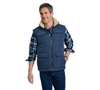 Pegasus Men's Outerwear Gilet Sherpa Lined Padding for Superior Warmth and Protection Navy XL
