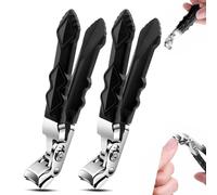 Outfany Clipmaster Pro, Clipmaster Pro Nail Clippers,toenail Clippers for Thick Nails,Outfany Nail Clipper,Outfany Toe Nail Clipper,Wide Jaw Opening Nail Clipper for Men & Women (2PCS)