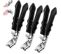 Outfany Clipmaster Pro Nail Clippers Large Oblique Head Toenail Clippers Stainless Steel Heavy Duty Older Toenail Clippers Ergonomic Oblique Head Toenail Clippers