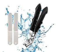 Outfany Clipmaster Pro Nail Clippers, Professional Nail Clippers, Portable Ultra Sharp Nail Clippers, Professional Nail Extra Large Heavy Duty Toe Clippers for Thick Nails and Ingrown Toenails