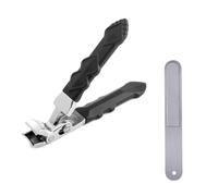 Outfany Clipmaster Pro with Nail File Heavy Duty Nail Clippers Stainless Steel Toe Nail Clippers for Thick Nails for Large Toenail Seniors Men Women