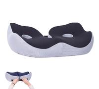 Outfany Ergoseat, Hilipert Ergoseat, Libiyi Outfany Ergoseat, Outfany Ergoseat, Hilipert Memory Foam Seat Cushion, Libiyi Ergoseat, Memory Foam Ergonomic Posture Seat Pads for Office Chairs (Black)