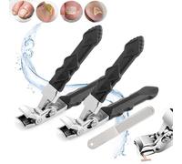 Outfany Nail Clippers, Clipmaster Pro Nail Clippers, Clip Master Pro Nail Clippers, Toenail Clippers, German Toe Nail Clippers for Thick Nails for Men Women (2pcs)