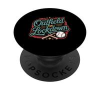 Outfield On Lockdown Baseball Defense Sports PopSockets Adhesive PopGrip